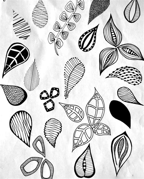 leaf patterns drawing  getdrawings