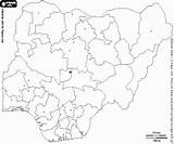 Nigeria Map Coloring Pages Africa Political Countries Maps Oncoloring sketch template