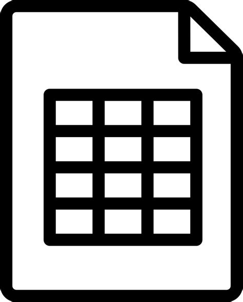 hd table icon png table file icon png transparent png image