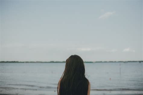 Wallpaper Sunlight Women Outdoors Sea Bay Long Hair Lake Shore