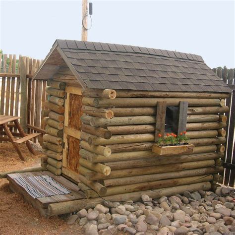 build  shed   cheap log cabin sheds play houses diy log cabin