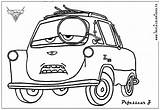 Cars Coloring Pages Finn Mcmissile Drawing Professeur Cars2 Drawings Paintingvalley sketch template