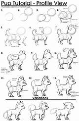 Theshadowedgrim Pup Joonistada Kuidas Koera Armastab Perro Bocetos Ideid Perros Favourites sketch template