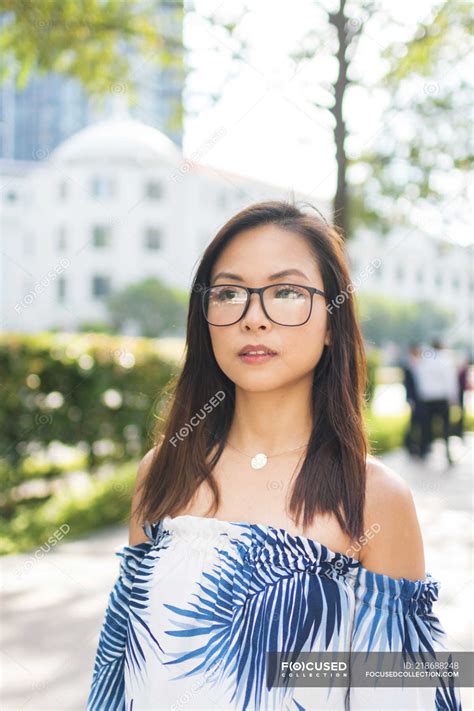 asian girl with glasses telegraph