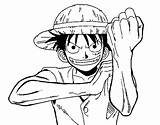 Luffy Monkey Coloring Pages Coloringcrew Book sketch template