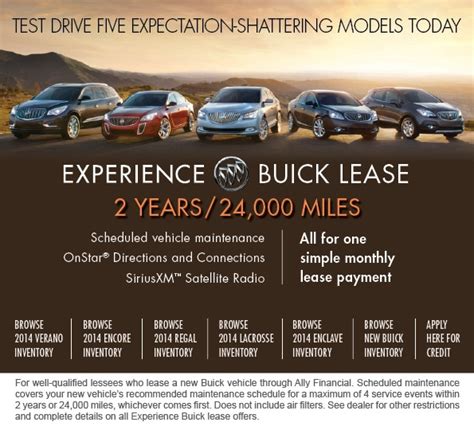 2014 Buick Lease Specials Buick Finance Specials Van Buick Gmc
