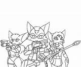 Star Fox Coloring Zero Pages sketch template