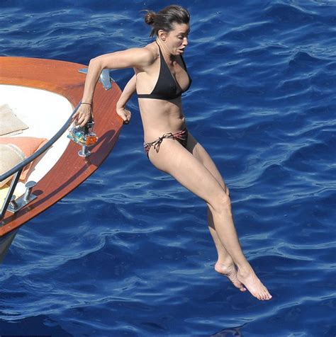 gina gershon bikini on a boat in italy 02 gotceleb
