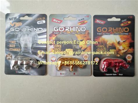 reusable moisture proof plastic pill bottles for rhino 7 male