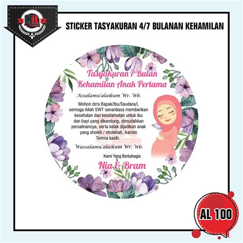 jual sticker tumpeng mini syukuran shopee indonesia