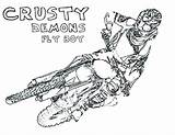 Coloring Pages Dirt Bike Motocross Crusty Demons Fly Boy Kids Color Slot Printable Getcolorings Print Getdrawings Machine Button Through sketch template