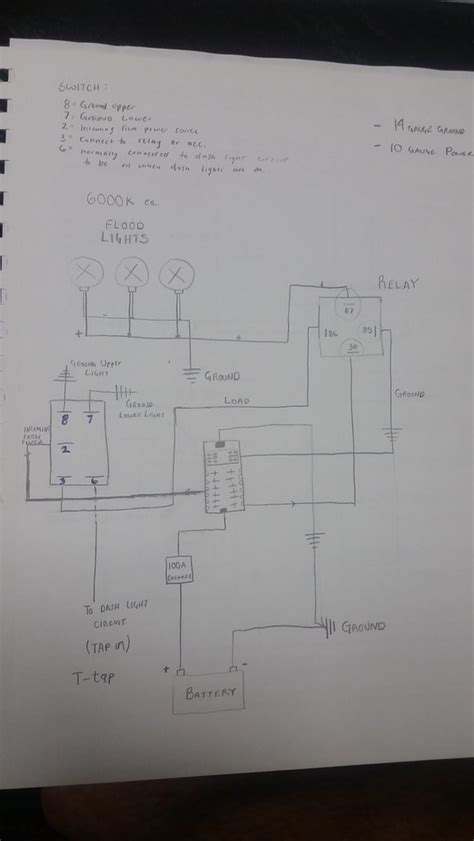 nilight rocker switch wiring diagram circuit diagram