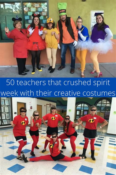 teachers  crushed spirit week   creative costumes