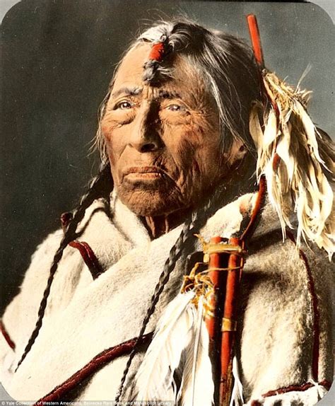 posing for the camera stunning colored images show the lives of native americans in the 19th