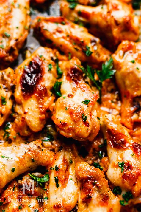 oven baked chicken wings recipe munchkin time