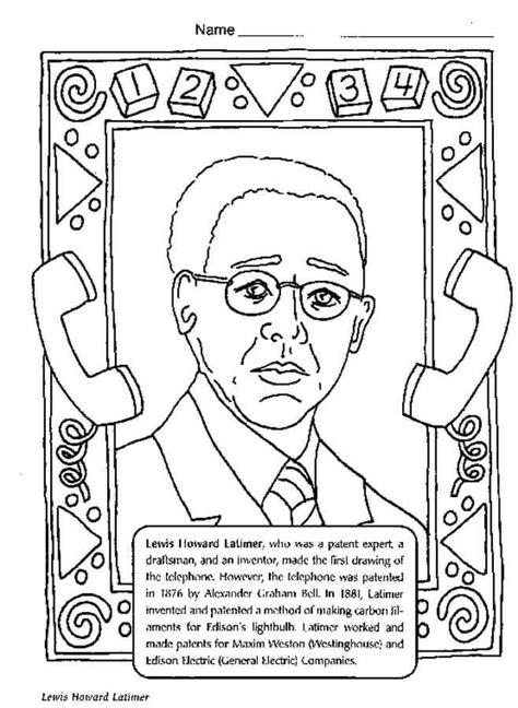 printable black history month coloring pages