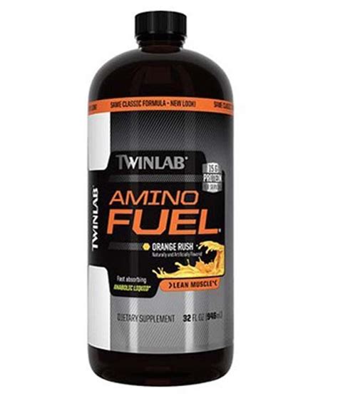 Twinlab Amino Fuel Bcaa Amino Acids Liquid Orange Rush 946ml Buy