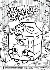 Cereal Coloring Box Getcolorings Pages Milk Color sketch template