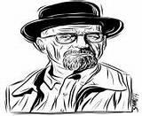 Breaking Bad Coloring Pages Printable Book Walter sketch template