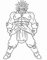 Broly Colorear Dibujosonline Categorias sketch template