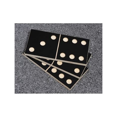 dominos en bois xxl dominos de tres grande taille  jouer en interieur ou exterieur une