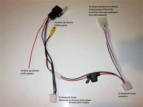 toyota reverse camera wiring diagram diagraminfo