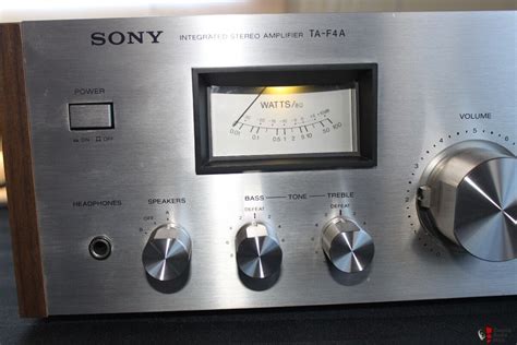 Sony Ta F4a Integrated Amplifier Photo 3522638 Canuck Audio Mart