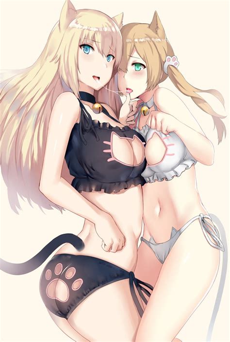 [2次] cat wearing the lingerie secondary erotic pictures
