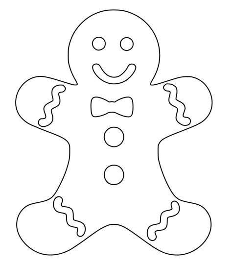 coloring pages christmas gingerbread printable  kids adults