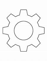 Gear Gears Printable Template Outline Transformers Drawing Simple Birthday Transformer Robot Rescue Bots Templates Stencils Crafts Vbs Patterns Parties Party sketch template