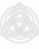 Mandala Celtic Knot sketch template