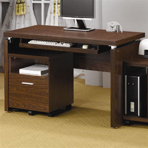 coaster furniture peel  computer desk  keyboard tray del sol furniture table desks