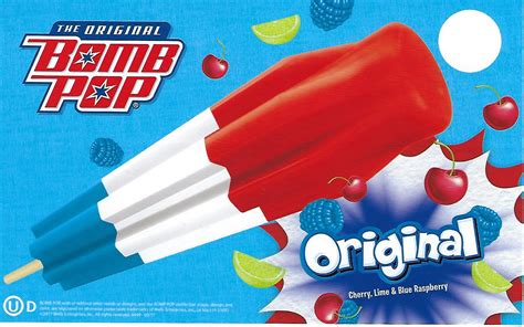 bb bomb pop original red white blue  ct dingmans dairy
