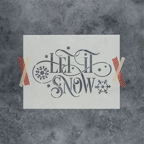 snow stencil christmas stencils stencil crafts stencils