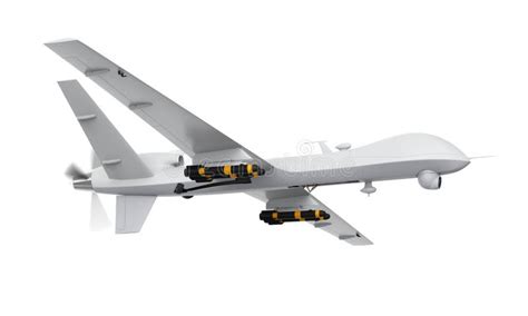 military predator drone stock illustration illustration  armed