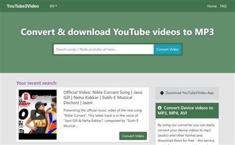 convert and download youtube videos to mp3 mp4 youtube to