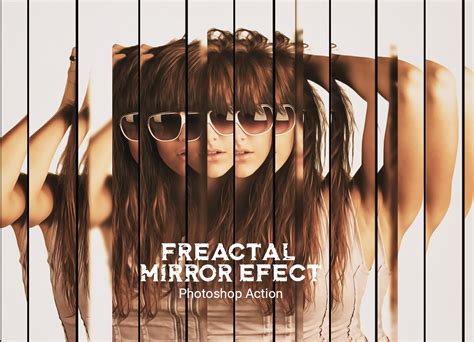 fractal mirror effect photoshop action filtergrade