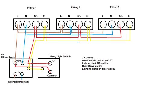 image result  wiring  pir sensor    light wire light switch light