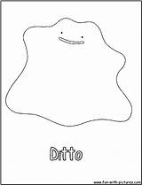 Ditto Coloring Pages Fun sketch template