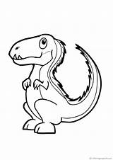 Coloring Animal Pages Rex Baby Tyrannosaurus Dinosaur Printable Little Animals Books sketch template