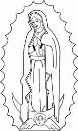 Guadalupe Virgen Virgin Edwiges Virgencita Traditions Madonne Tudodesenhos Immaculate Repujado Diablitos Comunion Bordar Calaveras Sacre Religiosos Saint Imagui Señora Nuestra sketch template