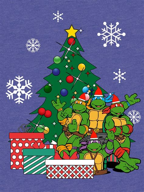 teenage mutant ninja turtles   christmas tree  shirt