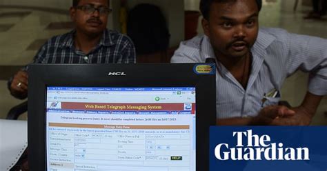 indian telegraph service closes in pictures world news the guardian