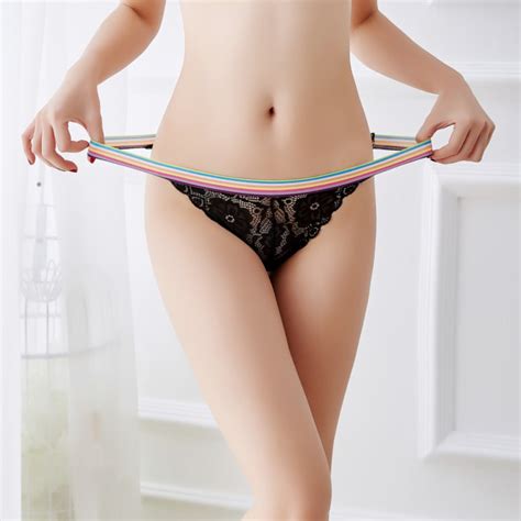 Low Rise Women S Sexy Lace Lady Panties Seamless Cotton Breathable