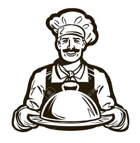 cafe catering logo clip art vector chef hat png