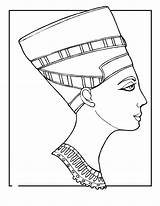 Coloring Pharaoh Simple Egyptian Drawing Library Clipart Pages sketch template