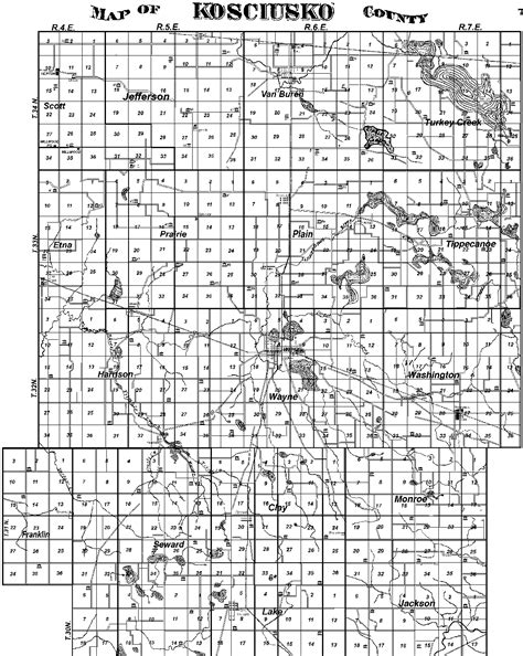 Fort Wayne Indiana Township Map