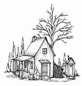 Burning Pyrography Brandmalerei Woodburn Woodburning Tracing Dessin Colorier Gravieren Beccysplace Chauffage Haus Cottage Woods Coloriage Modes Weitere sketch template