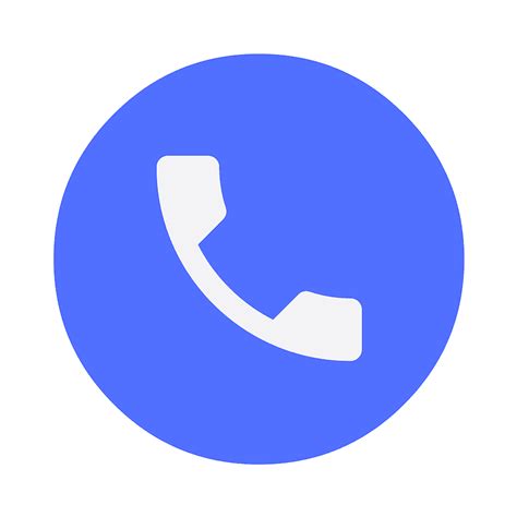 ikon panggilan biru dialer android google play telephone telepon