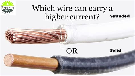 wire  carry higher current solid  stranded tech questionanswer youtube